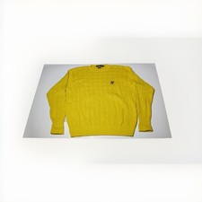 Vintage Polo Ralph Lauren Sweater Polo Golf Club Crest Crew Neck Cable Knit L