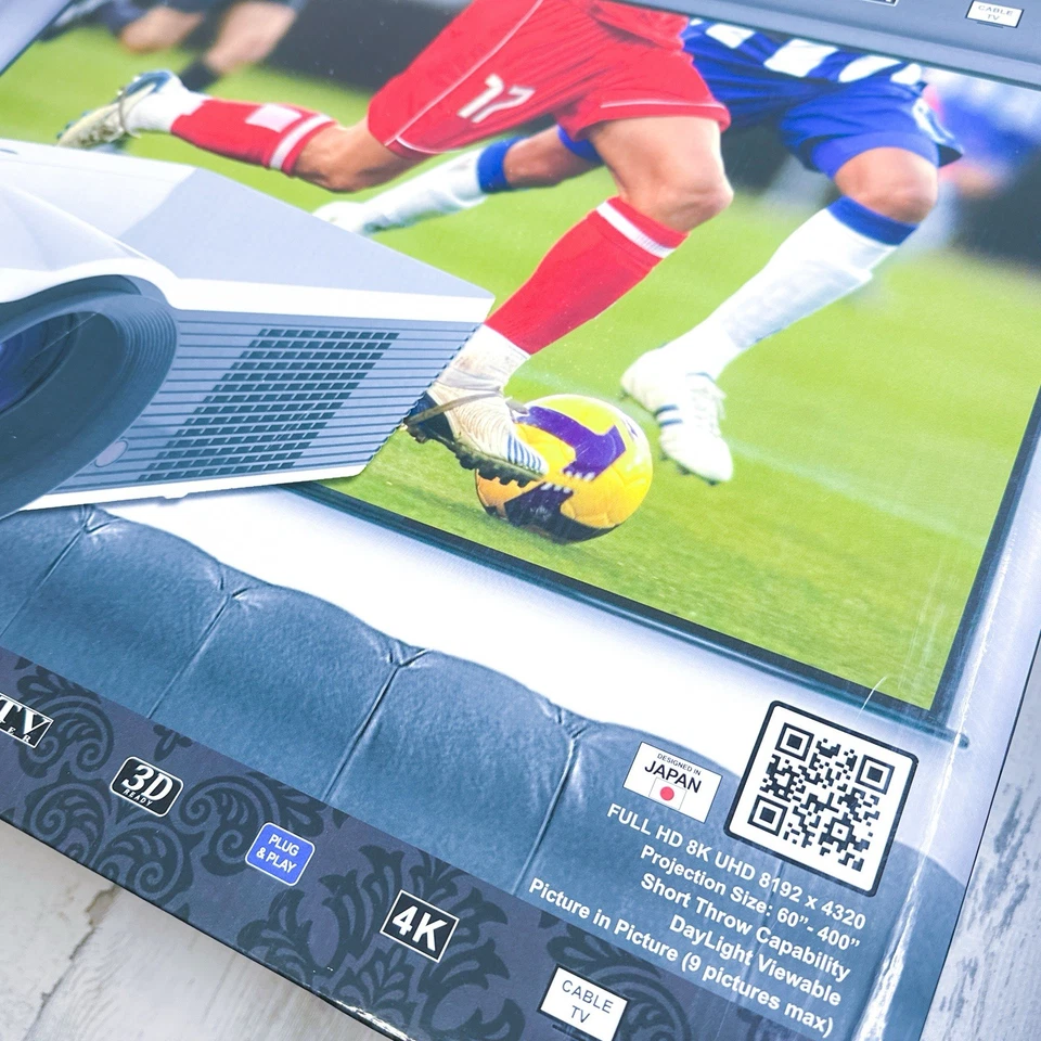 Proyector Smart Tv BrightEra VPL FHZ80 8K HD 4K 1080p Foto 2 de 4