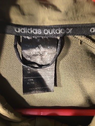 Adidas Outdoor Performance Mens Hiking Jacket Xlarge Olive Green - Picture 9 of 13