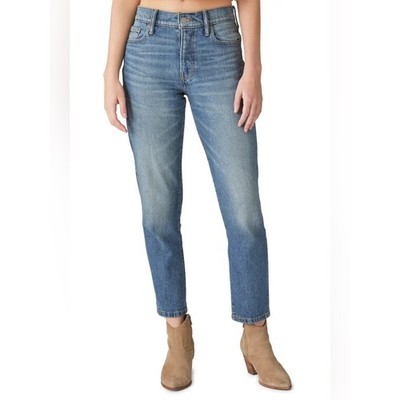 Lucky Brand Drew Mom High Rise Taper Jeans Button Fly Women's - 00/24A