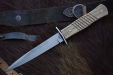 WW1 Esercito Tedesco /Gottlieb Hammesfahr Pugnale/Coltello da Combattimento 100% Artigianale con Fodero