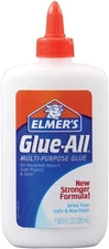 Multi-Purpose White Glue 7.625 Oz 2 Pack - Strong Adhesive for Crafts &