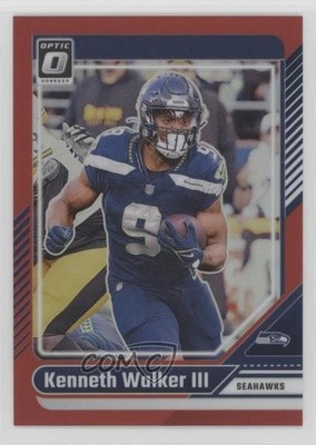 2024 Panini Donruss Optic Red Prizm 33/125 Kenneth Walker III #178 s3g