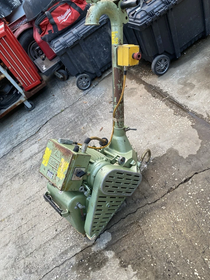 Hardwood Floor Belt Sander-USED Lagler Hummel 8" AS IS Tested Motor Runs - Image 2 of 4