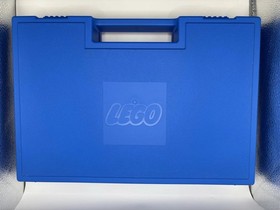 Vintage LEGO Technic Parts Lot Blue Storage Case Motors Cables Incomplete