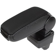 Für Peugeot 208 II 2019- Mittelarmlehne Armlehne KOMPLETT SET Textil Schwarz