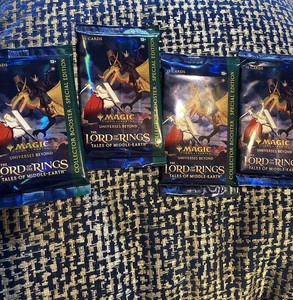 mtg lotr collector booster box special edition Lord of the Rings Genuine Wizards of the Coast product (sealed and opened) Lord of the Rings Special