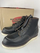 Red Wing Heritage 8849 Black Prairie Moc Toe Boots Men’s Size 9 D Seconds