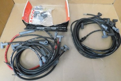 MSD Super Conductor 10) 8.5-9) 8.0MM HEI/90* Plug Ends, Some Hardware, Black