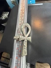 Vintage Sterling Silver Ankh Ring From Egypt Size 10 925 LARGE!