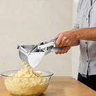 Stainless Steel Potato Ricer Potato Masher Heavy Duty Press Tool Silver