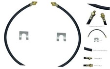 2Pack 18 Inch Upgraded Universal Rubber Brake Hose - Flexible Line, 3/8" - 24