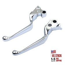 Chrome Hand Levers Brake Lever  Clutch Lever Replacement for Harley Hand