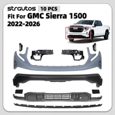 For 2022-2026 GMC Sierra 1500 Front Bumper Cover Assembly kit w/o Park Sensor