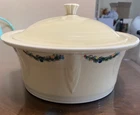 Retired Fiestaware Christmas Tree Covered Casserole. Brand New With Tags.