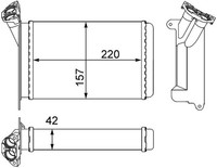 WÄRmetauscher FÜR Bmw 3 (E30), Bmw 3 Touring (E30) - Mahle Ah 95 000S