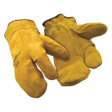Refrigiwear 0216Rgldxlg Cold Protection Mitt Gloves, Split Cowhide Leather