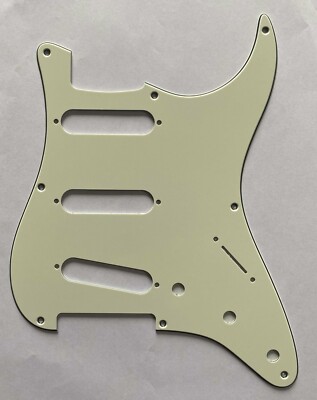 Guitar Pickguard For US Fender 57' 8 Sctew Stratocaster Strat 3 Ply Parchment