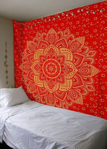 AU STOCK Large Indian Ombre Tapestry Wall Hanging Mandala Hippie Bedspread Throw - Picture 83 of 98