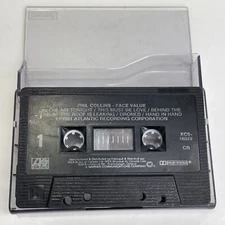 Phil Collins, Face Value (Audio Cassette Tape, 1981) Canada Import, CART ONLY