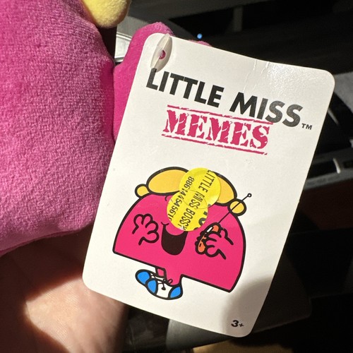Juguete de peluche Little Miss Memes Miss Chatterbox de 6 pulgadas regalo de cumpleaños juguete nuevo - Imagen 3 de 4