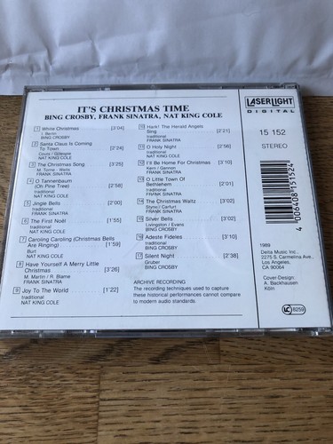 CD •Bing Crosby-Frank Sinatra-Nat King Cole „It‘s Christmas Time“• gebraucht - Bild 2 von 3