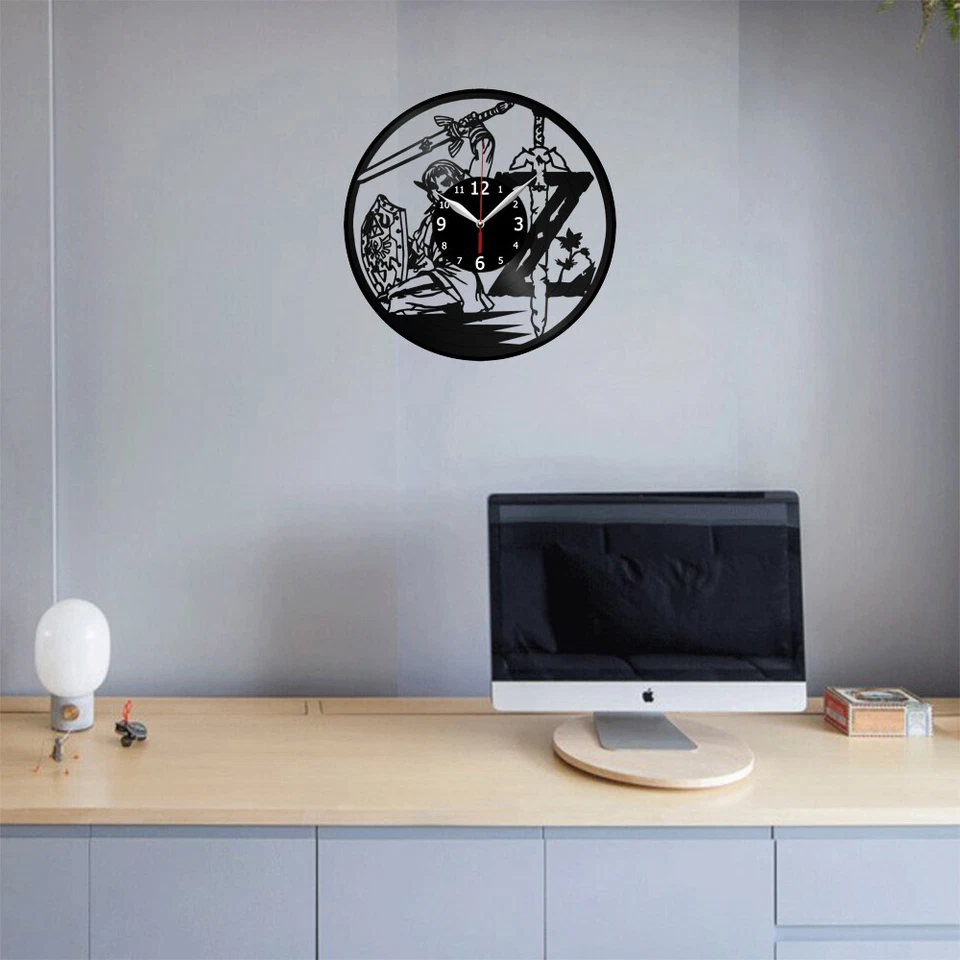 Zelda Vinyl Record Wall Clock Decor Handmade 6019 - Image 2 of 4