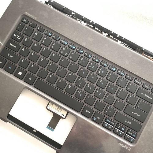 FOR Acer Aspire R7-372T R7-372T-77LE Black C Shell Palmrest Keyboard Backlit - Picture 3 of 4