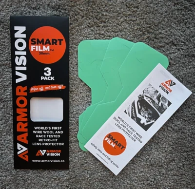 ARMOUR VISION SMART FILM 36MM LENS PROTECTOR PACK OF 3 SINGLES
