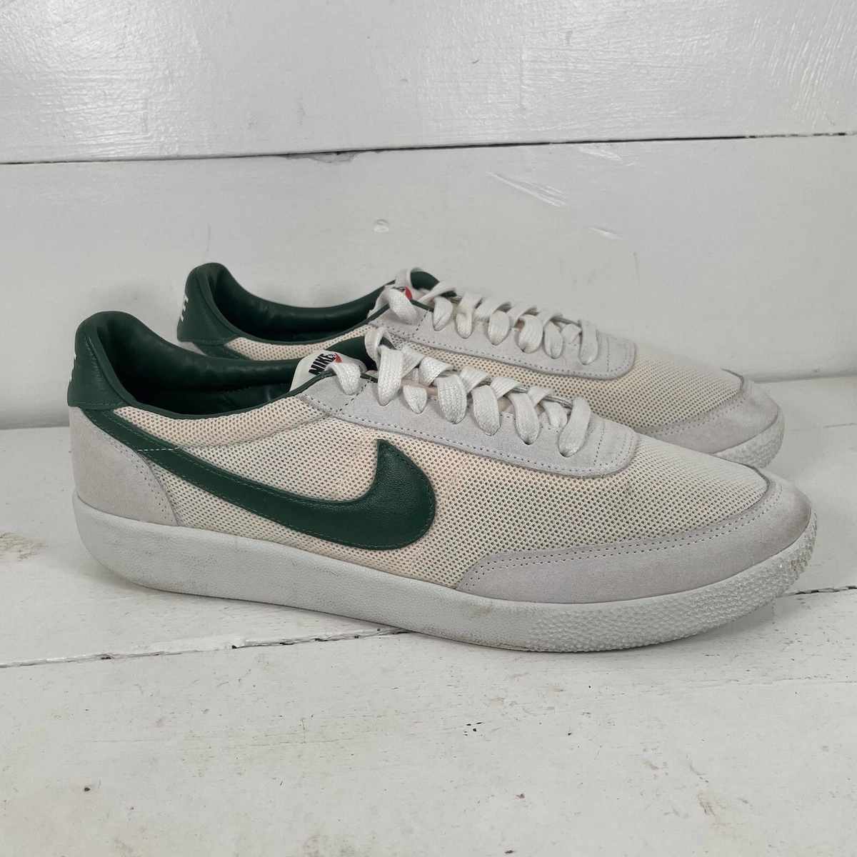 Nike Killshot SB Gorge Shoes Gym Green White CU9180 100 Tweed OG Men Size 11.5