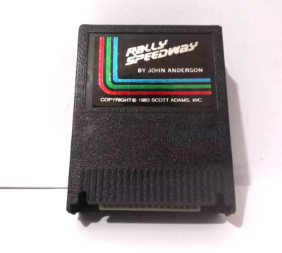 Rally Speedway - Atari 400/800/XL/XE/XEGS Spiel Cartridge sehr selten - vollständig getestet