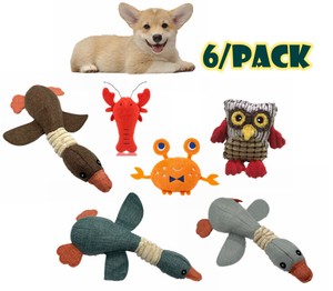 Animal Plush Squeaky Dog Toy Puppy Squeaker Chew Toy Sound Stuffed Pet Cat Toy