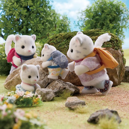 Sylvanian Families Snow Leopard Family FS-55 EPOCH Calico Critters - Picture 4 of 7