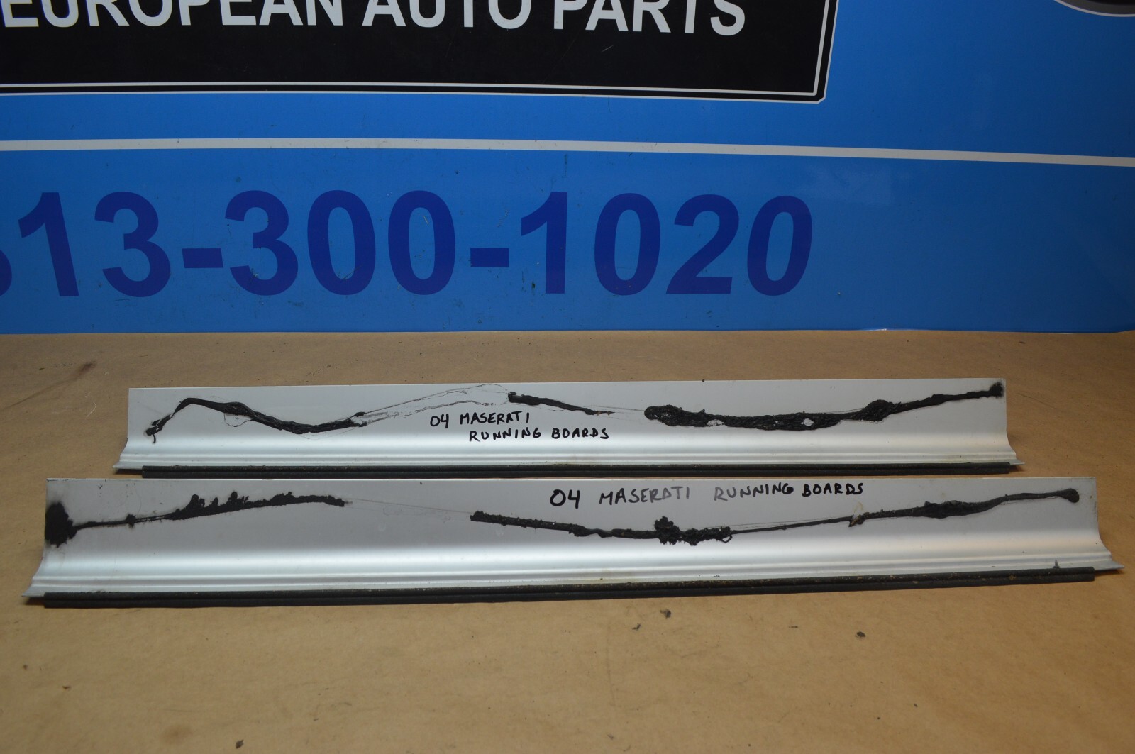 2004 M138 MASERATI M138 GT COUPE LEFT & RIGHT DOOR STEP SILL RUNNER BOARD PAIR