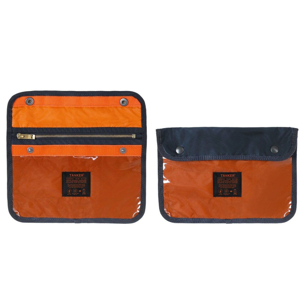PORTER YOSHIDA TANKER 3WAY DOCUMENT BAG W zip 622-26107 Unisex
