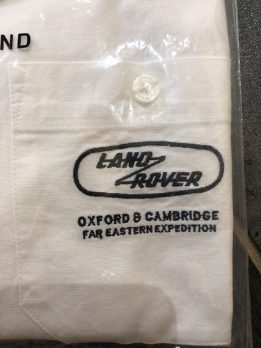 Genuine Land Rover Mens Heritage Shirt - White Brand New Small - Picture 3 of 4