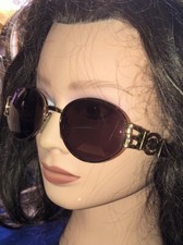 Vintage Sunglasses Tura Chagall Oval Gold FRAMES ONLY 56-18-135 Read Description