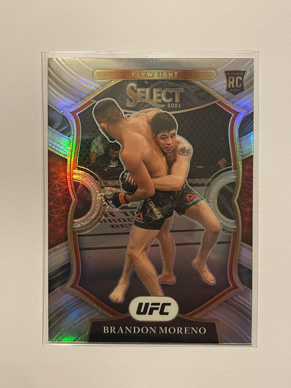 Brandon Moreno UFC 2021 Select Concourse Silver Prizm RC Rookie Card #96