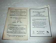 Vintage OK Engines & Parts Parts Catalogs 1994 & 1995 RC Airplane Parts S-48
