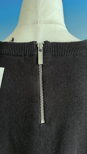 KAREN MILLEN Black Front Crochet Knit Size 4 BNWT - Picture 5 of 8