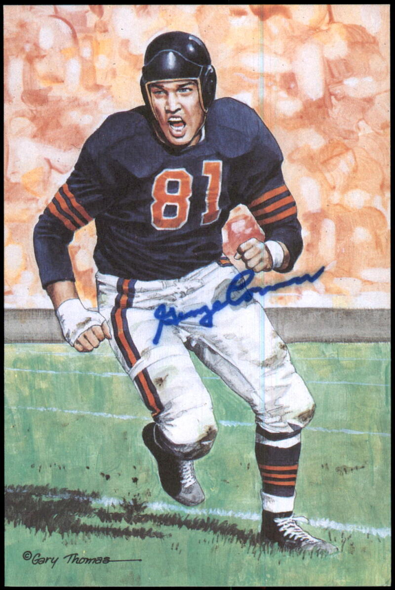 George Connor Autographed Signed Chicago Bears Jackie Smith 1989-97 Goal Line HOF #169 JSA Authentic 