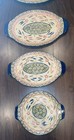 Set 4 X Temptations By Tara  Old World Blue Oval Serving Dish 13 1/2”12” 10”8 — photo 3
