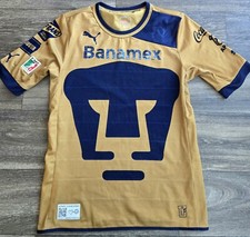 Camiseta de fútbol local Puma Pumas UNAM 12/13 para hombre talla pequeña rara