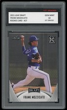 FRANK MOZZICATO 2021 LEAF DRAFT BASEBALL 1ST GRADED 10 ROOKIE CARD RC #27 ROYALS