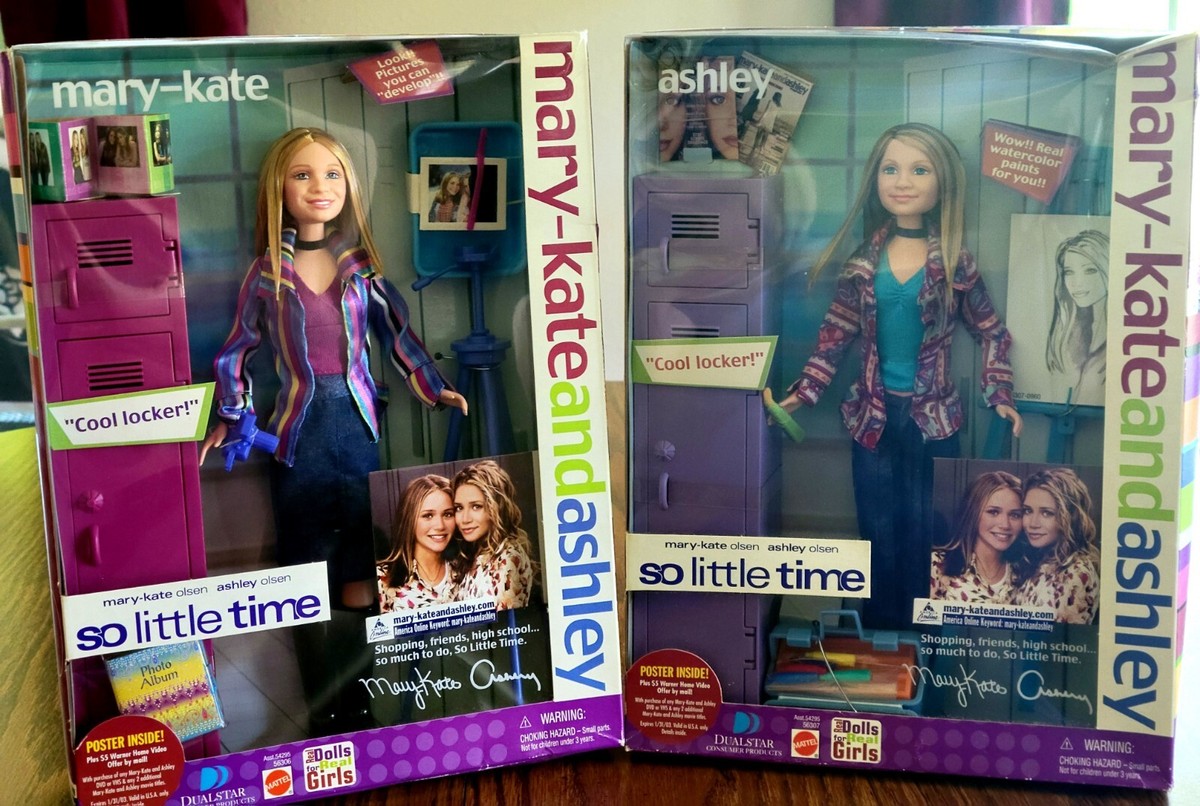 2002 Mattel Mary Kate & Ashley Olsen So Little Time Doll