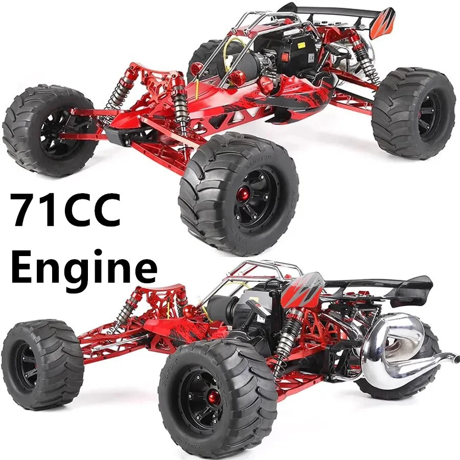 Rovan Baja 5B 710 MAX 71cc 15 Scale RC Gas Engine Semi Kit HPI eBay