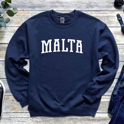Malta Sweatshirt | Malta Crewneck Sweatshirt