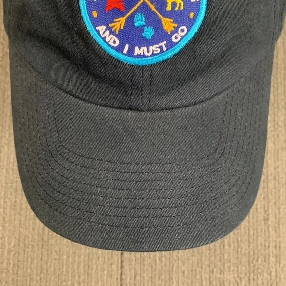 Adventure is Calling and I must Go Baseball Hat Cap Unisex Adjustable Navy Blue - Image 2 of 4