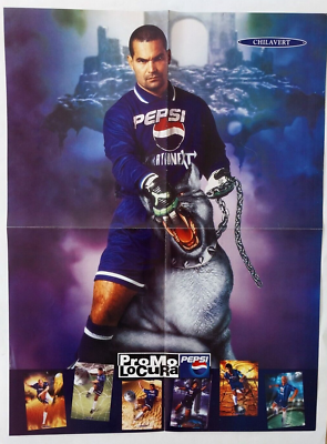 Vintage Original 1995 Jose Luis Chilavert Poster Velez Argentina
