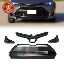 For 2017 2018 2019 Toyota Corolla LE XLE CE Upper Lower Bumper Grill Fog Covers